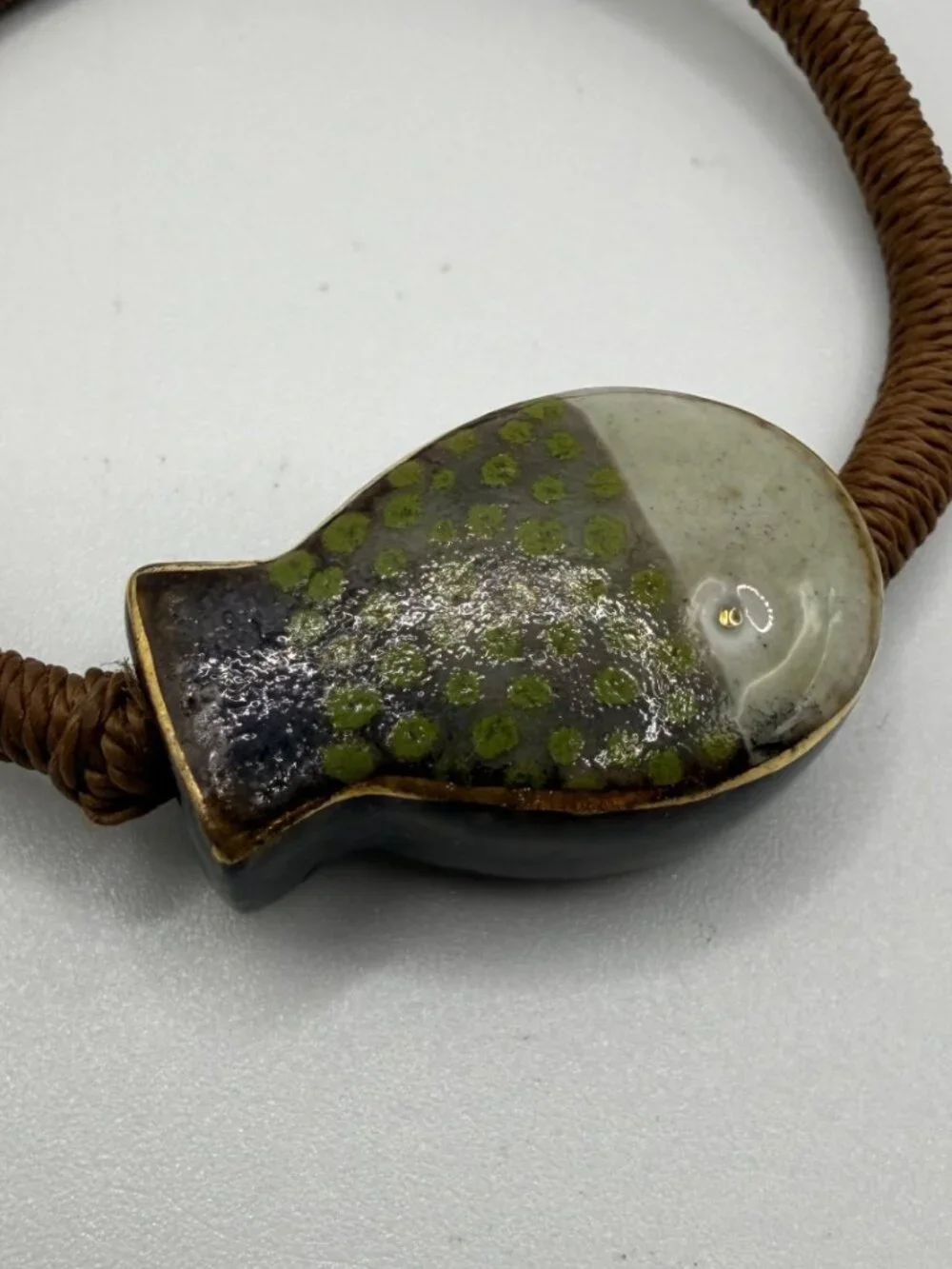 Ceramic Fish Bracelet with Jewelry Dish woman/Girl